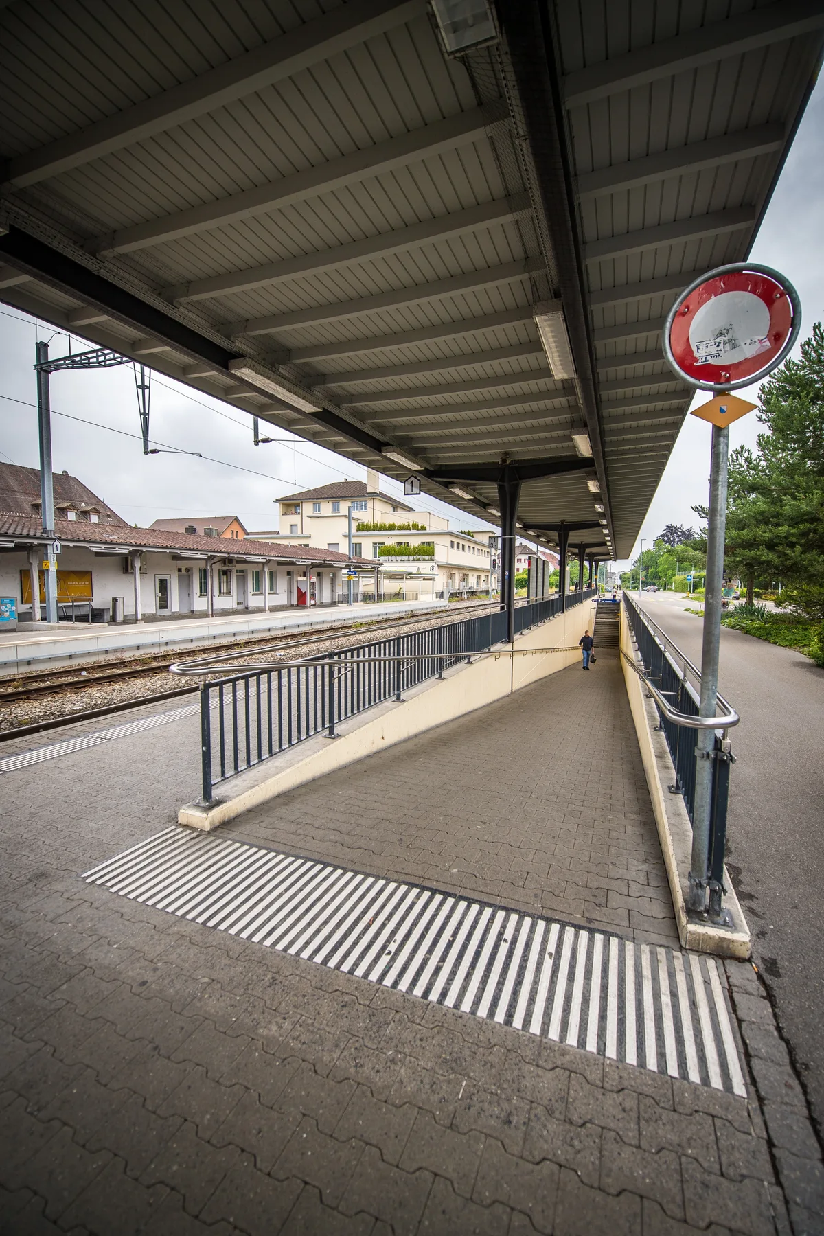 Blick in die Unterführung am Bahnhof Pfäffikon 